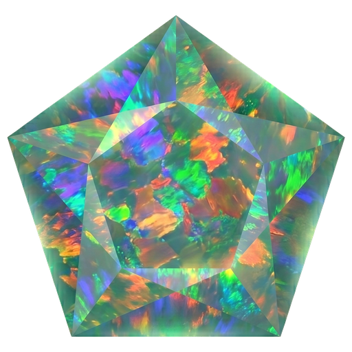 An opal — many colors in one stone